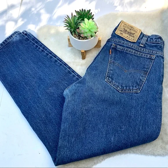 *🎉HP🎉 Vintage Levi's550 Tapered Orange Tab Size 32
